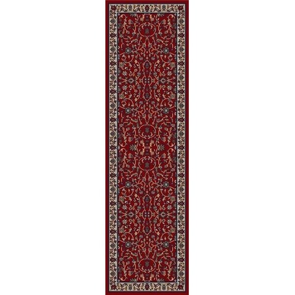Concord Global Trading Concord Global 40602 2 ft. 3 in. x 7 ft. 7 in. Jewel Kashan - Red 40602 - main